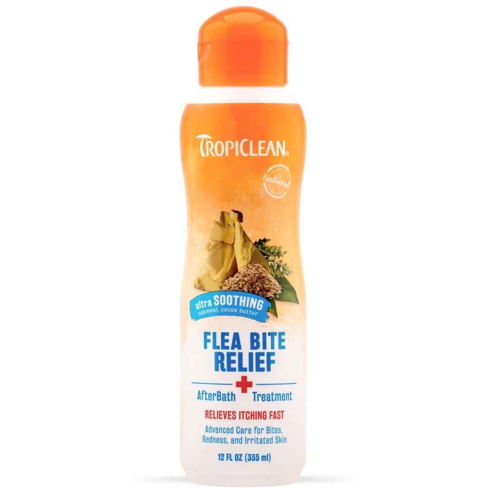 15% OFF: Tropiclean Natural Flea & Tick Bite Relief After Bath Treatment 12oz