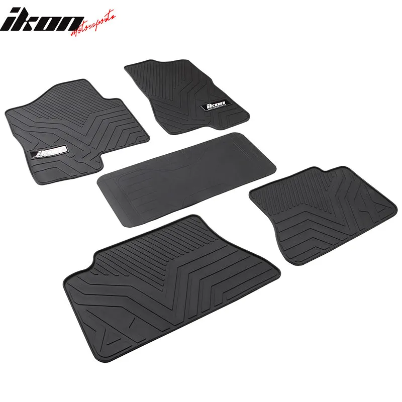 1999-2006 Silverado 1500 Crew Cab Latex Floor Mats All Weather Carpets