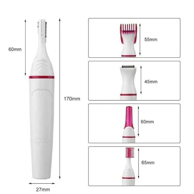 3101  5 in 1 Women's Sweet Trimmers Electric Portable Removal Painless Trimmer