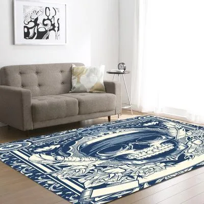 50 Europe Type 3D Sugar Skull Carpet Hallway Doormat Anti - Slip Bathroom Carpets Absorb Water Kitchen Mat/Rug Living Room