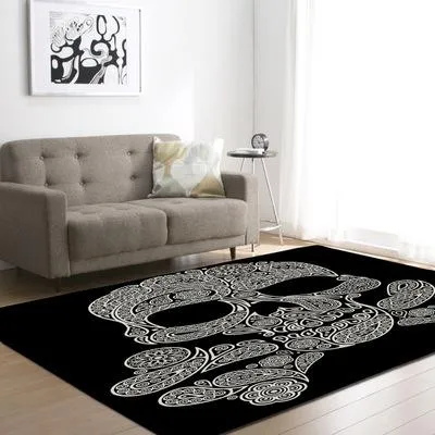 50 Europe Type 3D Sugar Skull Carpet Hallway Doormat Anti - Slip Bathroom Carpets Absorb Water Kitchen Mat/Rug Living Room