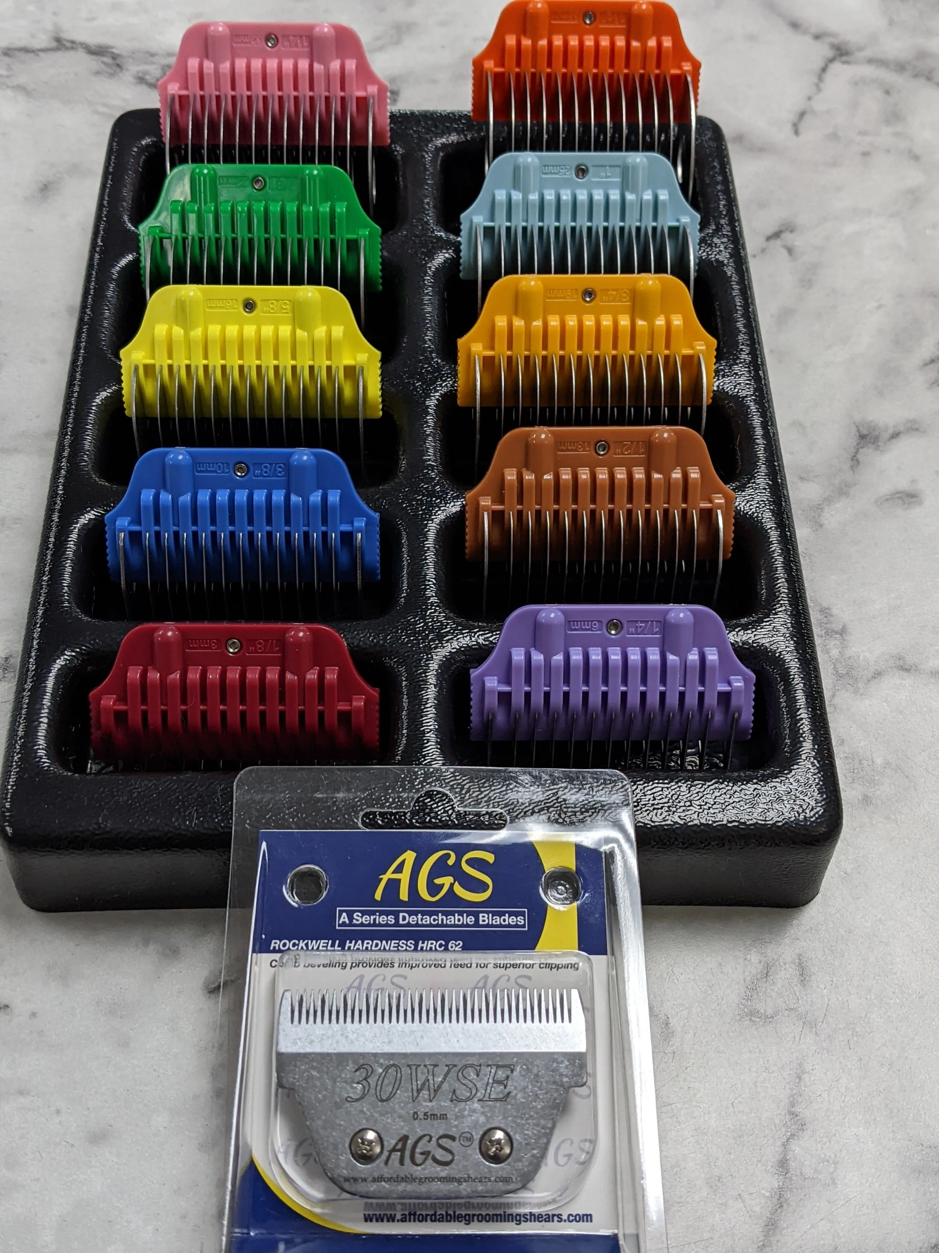 AGS WIDE comb & tray KIT