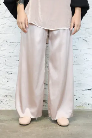 Amano CoLAB Silk Palazzo Pants