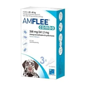 AMFLEE combo 268 / 241.2mg solution for dogs 20-40kg