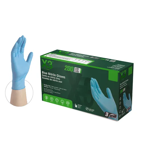 Ammex X3D46100 Disposable Gloves