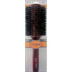 Annie Natural Boar Bristle Hard Round Brush 2 3/4In Diameter 2097