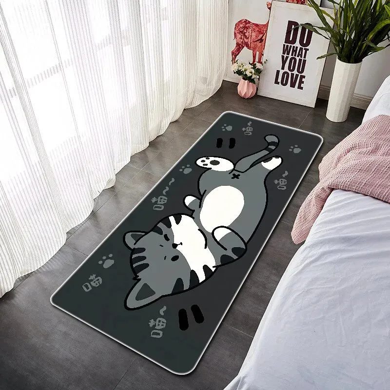 Bathroom Mat Cute Cartoon Cat Bath Mats