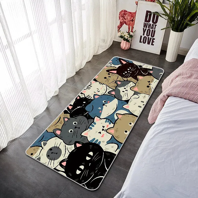 Bathroom Mat Cute Cartoon Cat Bath Mats