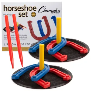 Champion Sports Recreational Horseshoe Set