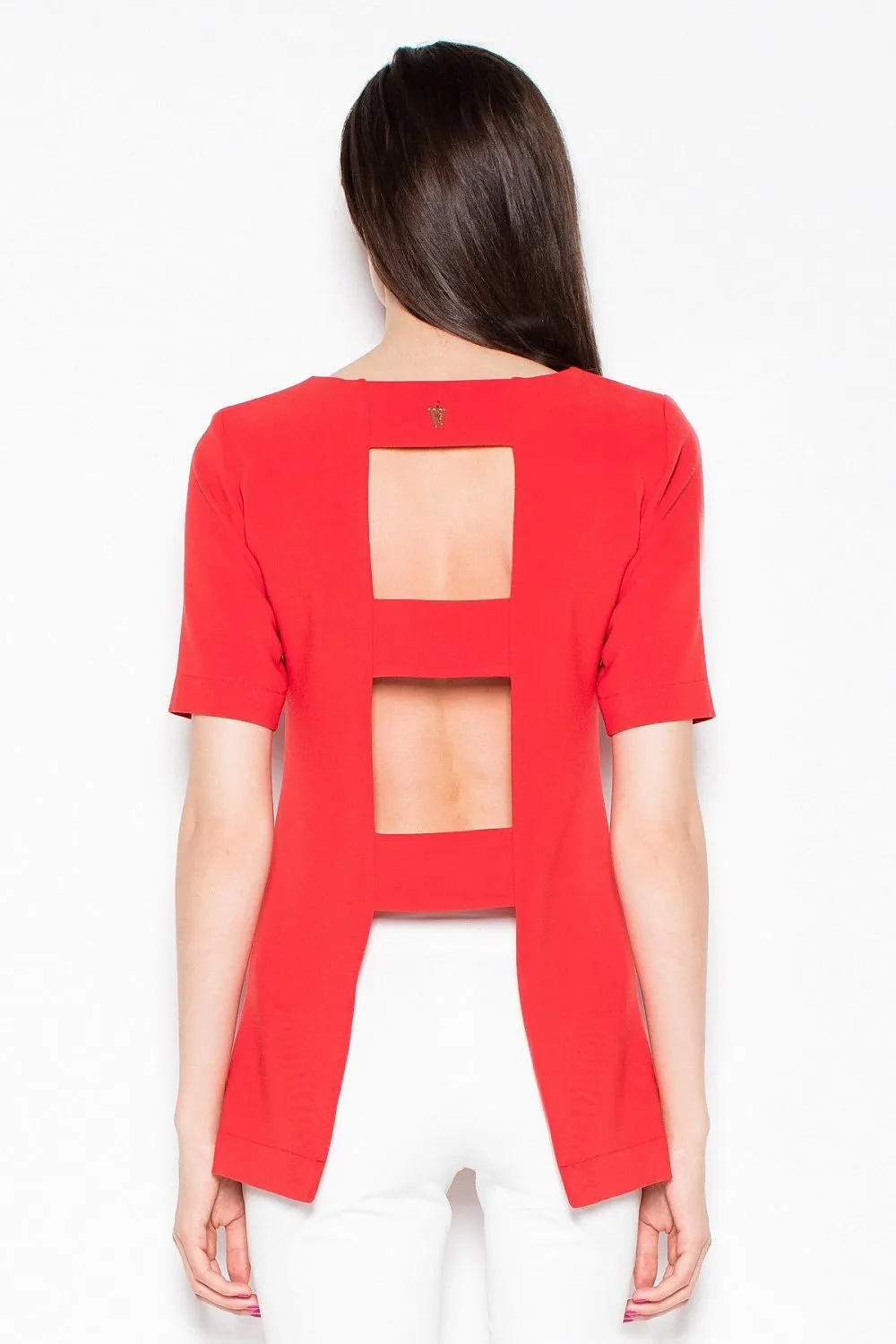 Elegant Back Exposure Blouse