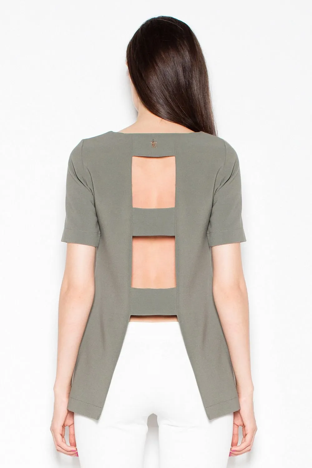 Elegant Back Exposure Blouse