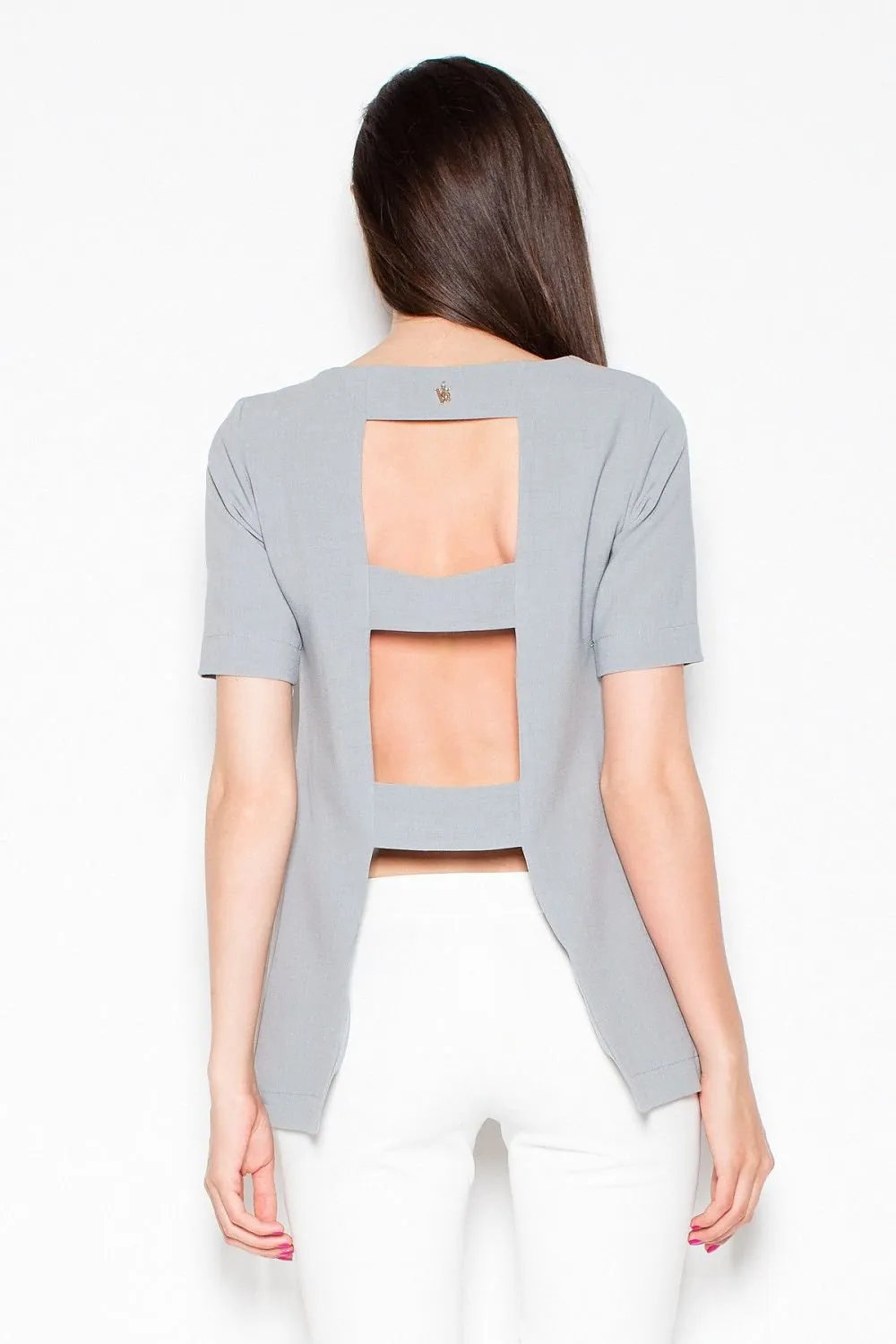 Elegant Back Exposure Blouse