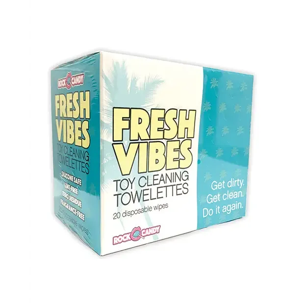 Fresh Vibes Toy Cleaning Towelettes Box 20-Count