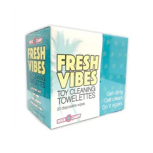 Fresh Vibes Toy Cleaning Towelettes Box 20-Count