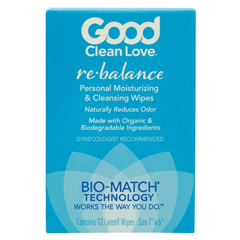 Good Clean Love Rebalance Wipes - Box of 12