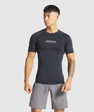 Gymshark Combat Rashguard - Black