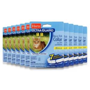 Hartz UltraGuard Flea & Tick Cat and Kitten Collar - 12 Pack