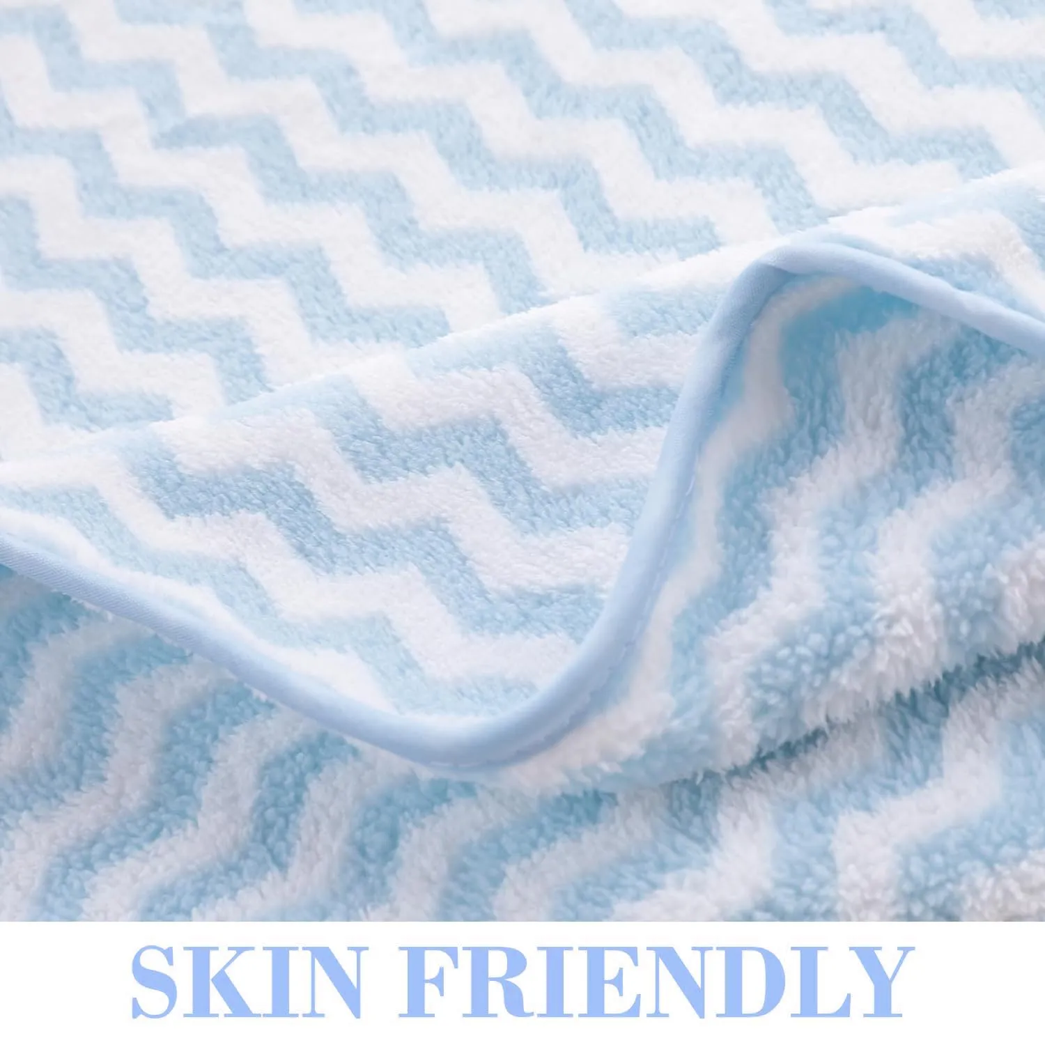 Homestic Bath Towel for Men, Women|280 GSM|Extra Soft & Fade Resistant|Polyester Towels for Bath|Stripes Design|Bathing Towel, Bath Sheet (Blue)