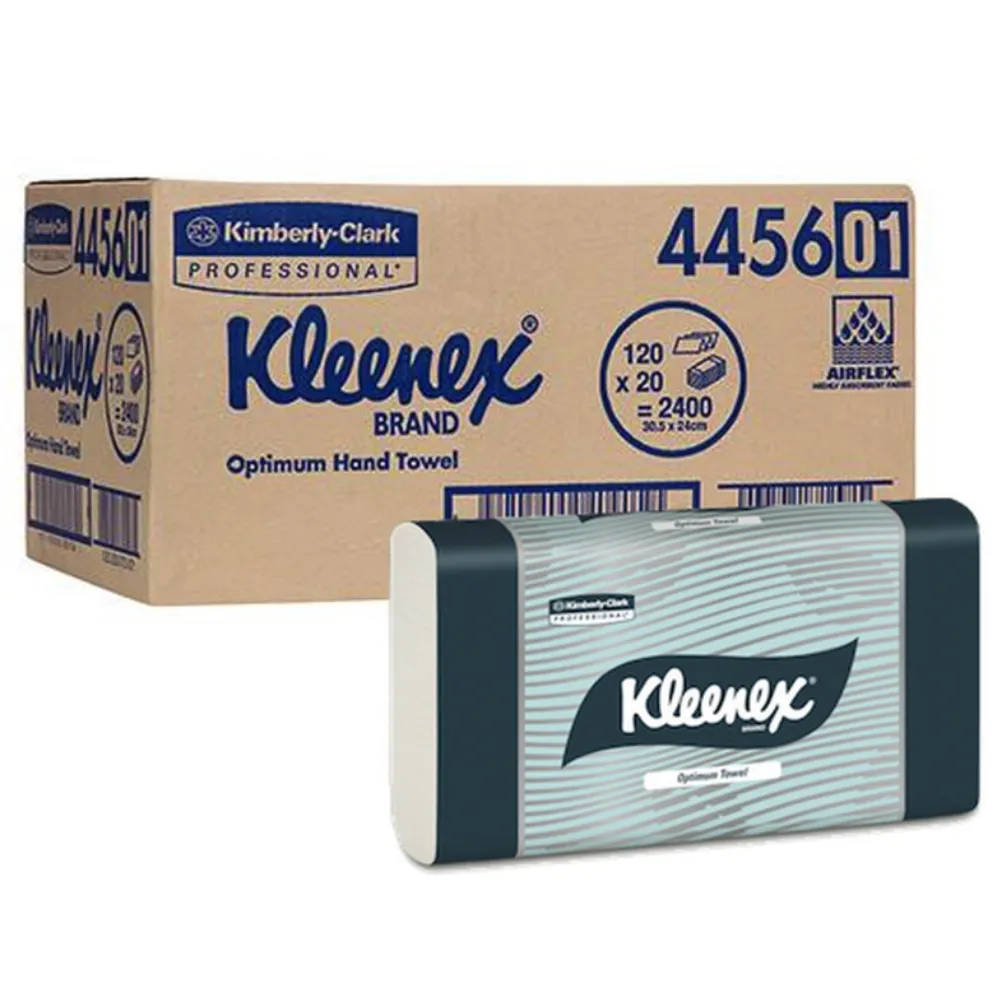 Kleenex Optimum Hand Towel 20 Packs 120 Towels (4456)