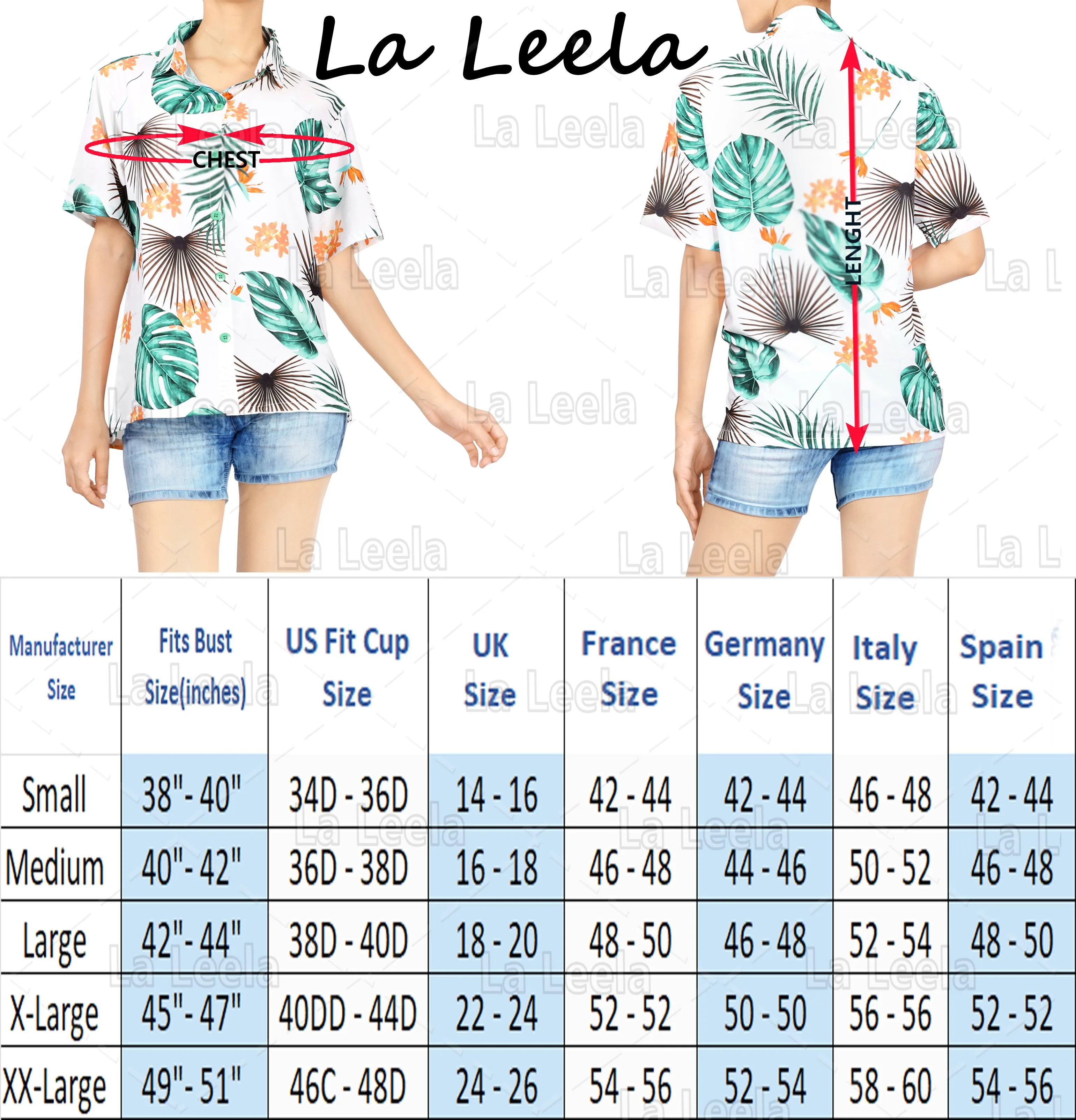 La Leela Halloween Women's Haunted House And Witch Printed Royal Blue Shirt