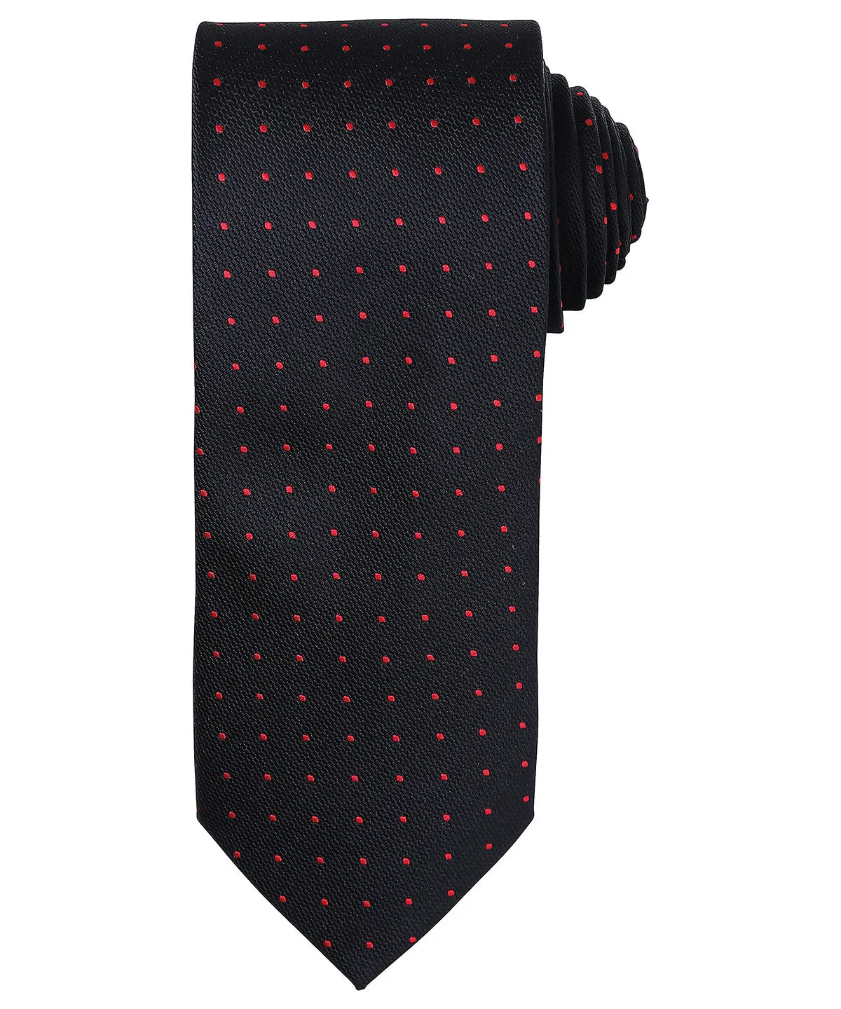 Micro dot tie | Black/Red