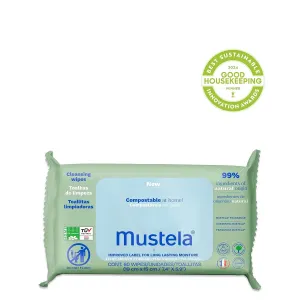 Mustela - Home Compostable Wipes 60-Pack