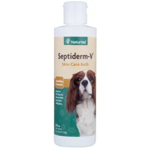 NaturVet Septiderm-V Skin Care Bath For Problem Skin 8oz