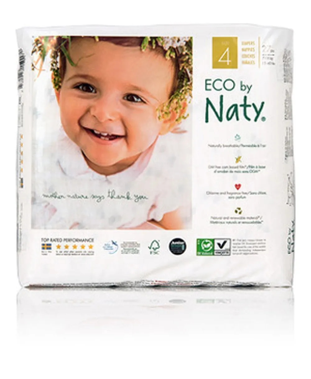 Naty Size 4 Biodegratable ECO Diapers