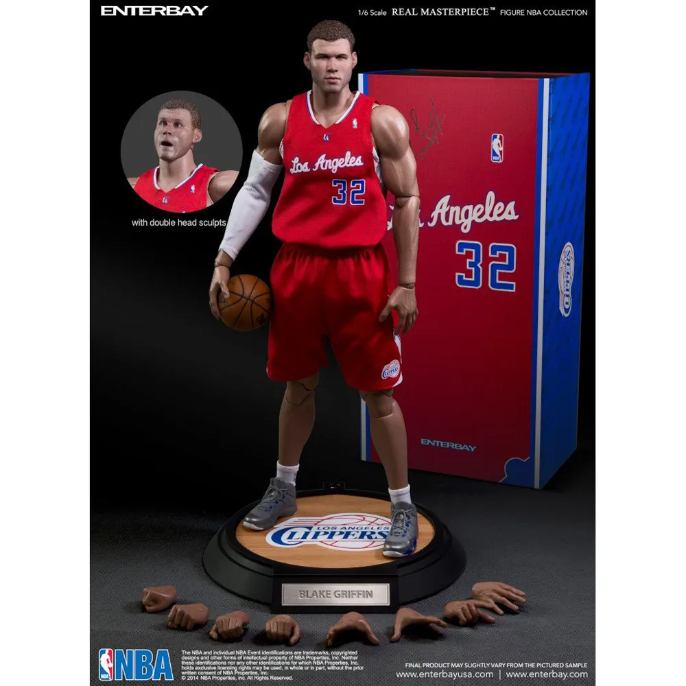 NBA Collection: Los Angeles Clippers Blake Griffin 1:6 Scale Real Masterpiece Figure