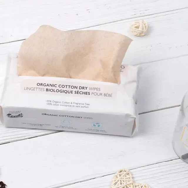 Organic Cotton Dry Baby Wipes