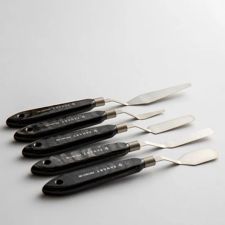 PAINTING KNIFE SET CHARCOAL SILVER