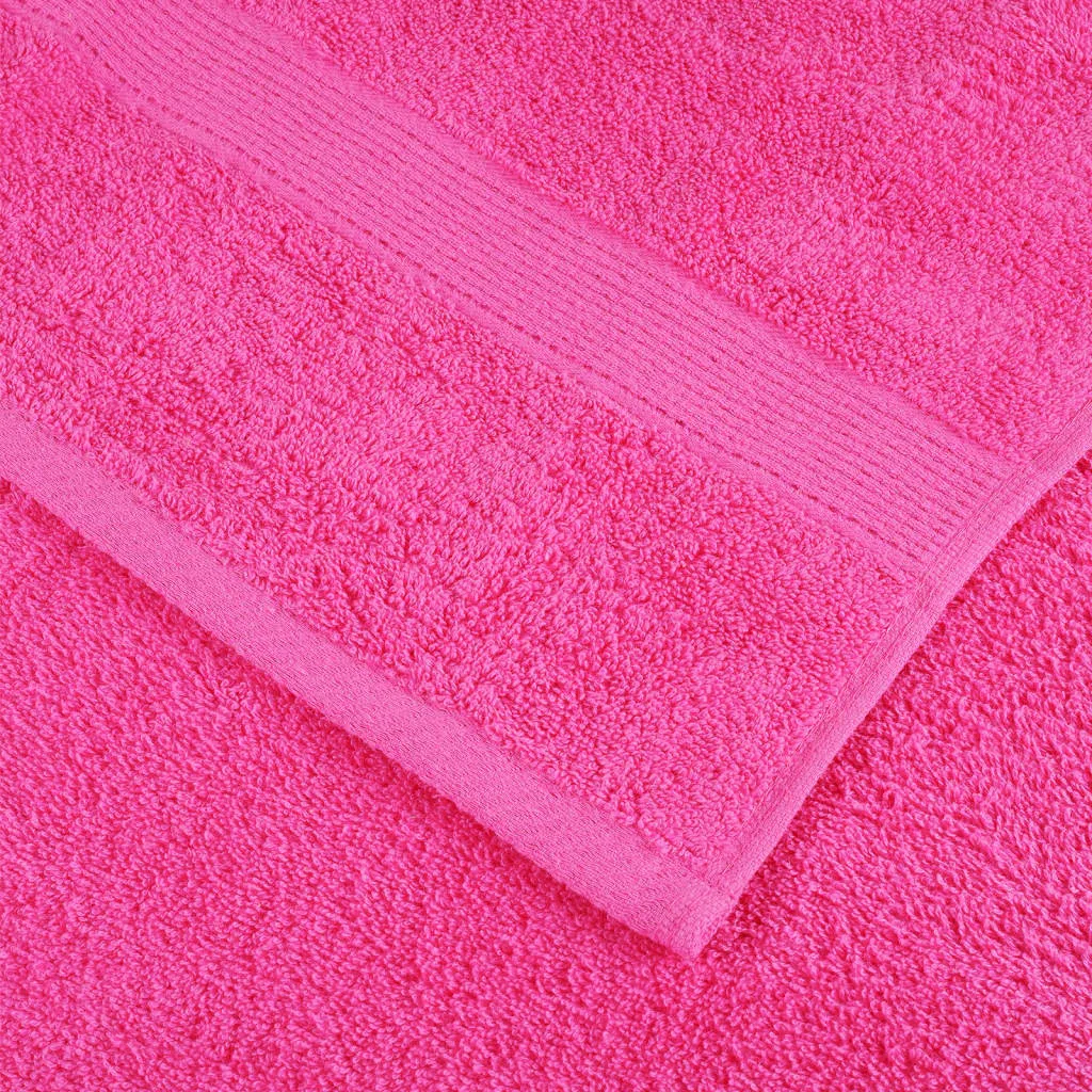 Premium Sauna Towels 4 pcs Pink 80x200 cm 600 gsm 100% Cotton