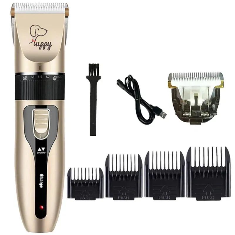 Rechargeable Dog & Cat Hair Clippers Grooming Kit