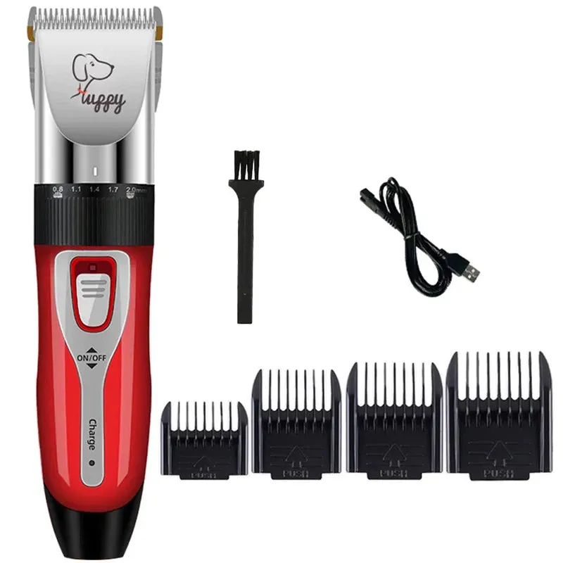 Rechargeable Dog & Cat Hair Clippers Grooming Kit