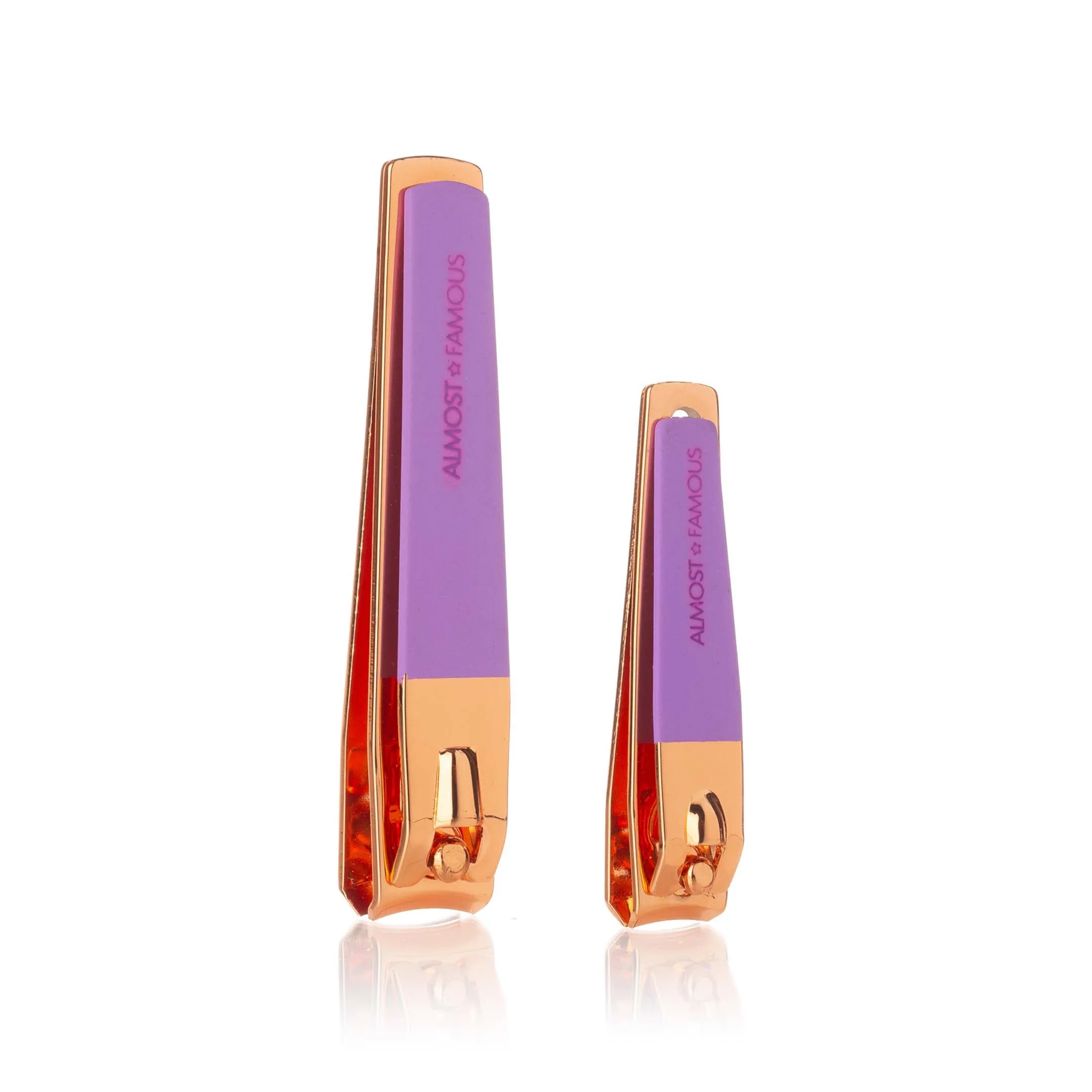 Rose Gold 2-Piece Nail Clipper Set