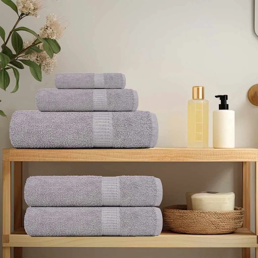 Sauna Towels 10 pcs Grey 80x200 cm 360 gsm 100% Cotton