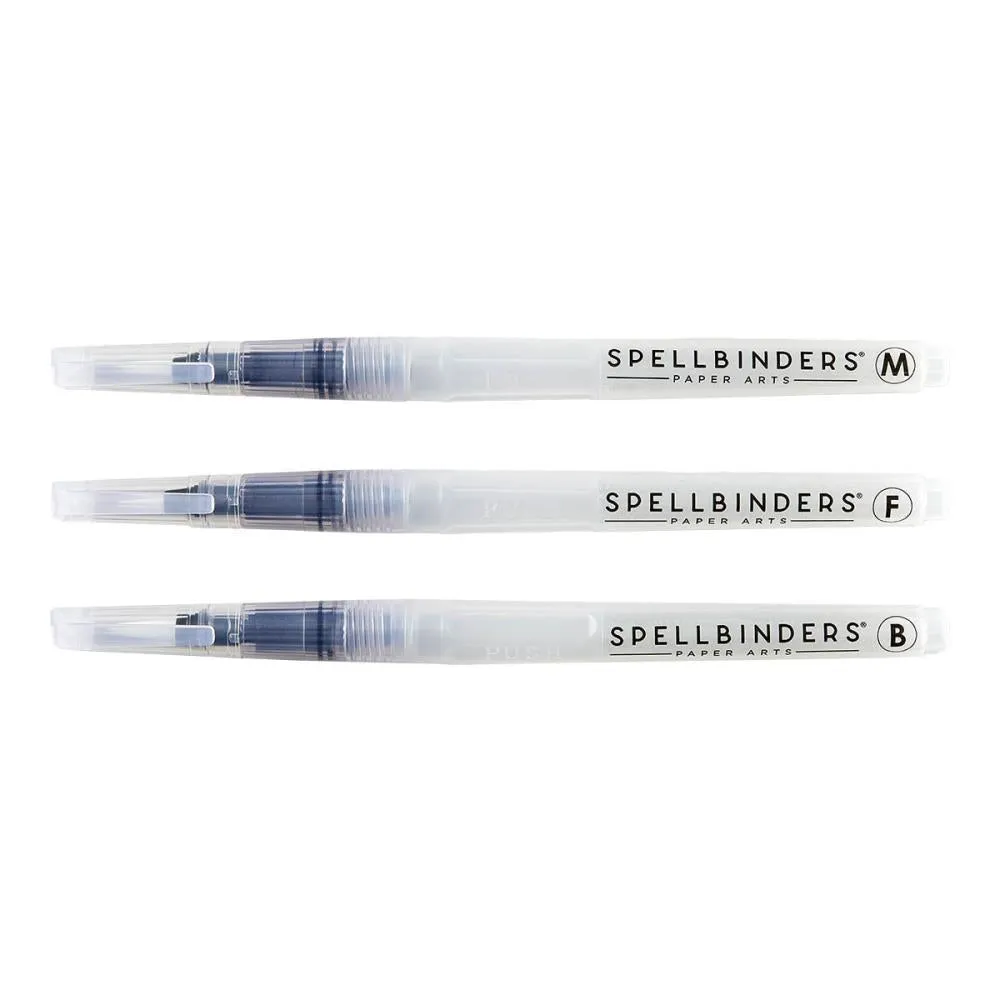 Spellbinders Water Brush Set 3/Pkg