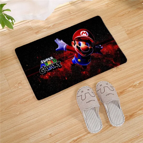 Super Mario Bros long Door carpet Outdoor Entrance Welcome Pad Soft Rug Doormat Indoor Bathroom Kitchen Carpet Floor Mats 80cm