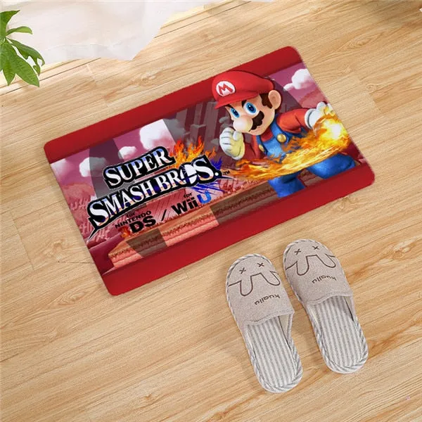 Super Mario Bros long Door carpet Outdoor Entrance Welcome Pad Soft Rug Doormat Indoor Bathroom Kitchen Carpet Floor Mats 80cm