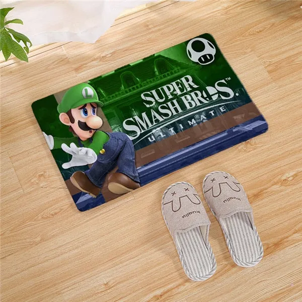 Super Mario Bros long Door carpet Outdoor Entrance Welcome Pad Soft Rug Doormat Indoor Bathroom Kitchen Carpet Floor Mats 80cm