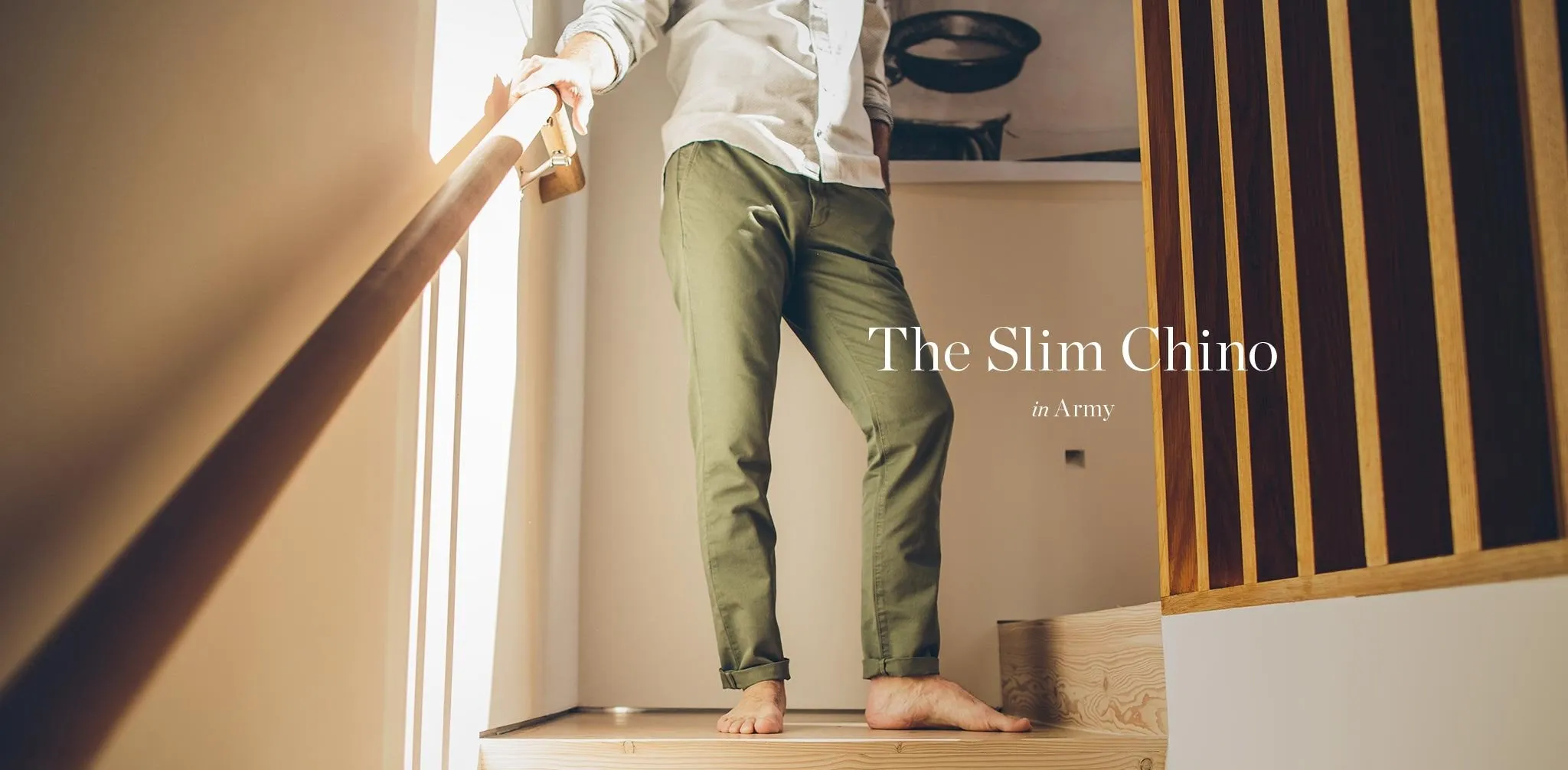 The Slim Chino in Army