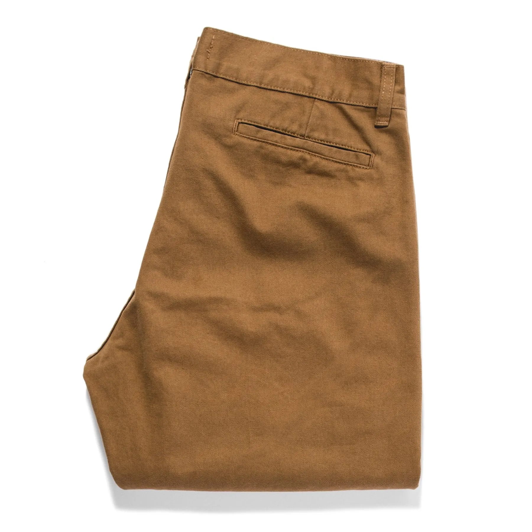 The Slim Chino in Organic British Khaki