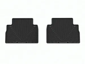 WeatherTech 21-23 Hyundai Santa Fe (Incl. 22-23 Plug-In Hybrid) Rear All-Weather Floor Mats - Black