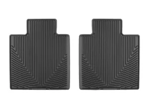 WeatherTech 22-24 Toyota Tundra/Tundra Hybrid Rear Rubber Mats - Black